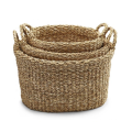 square shape Woven Seagrass Basket for storage